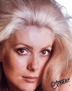 Catherine Deneuve autograph