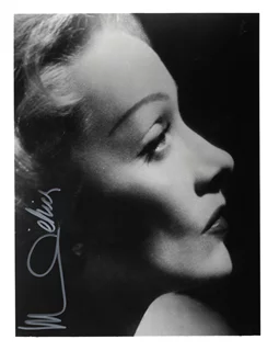 Marlene Dietrich autograph