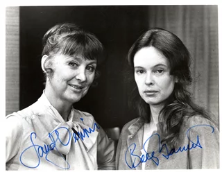 Sandy Dennis & Betty Garrett autograph