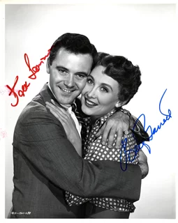 Jack Lemmon & Betty Garrett autograph