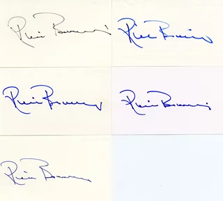 Ricou Browning autograph