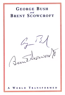 George Bush autograph