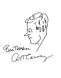 Art Carney autograph