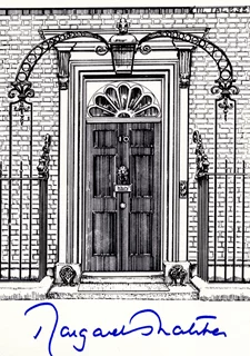 Margaret Thatcher autograph