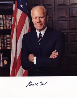 Gerald Ford autograph
