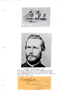 George Latham autograph