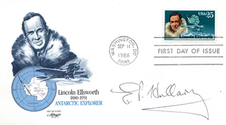Sir Edmund Hillary autograph