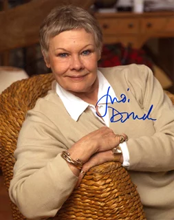 Judi Dench autograph