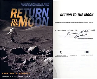 Harrison Schmitt autograph