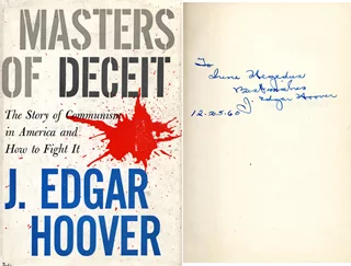 J. Edgar Hoover autograph