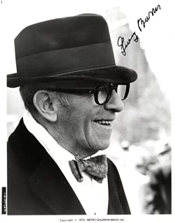 George Burns autograph