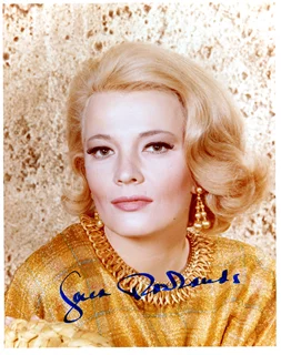 Gena Rowlands autograph