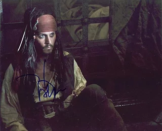 Johnny Depp autograph