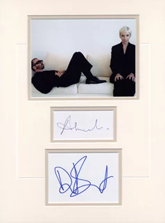 The Eurythmics autograph