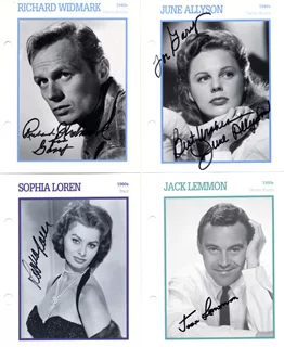 Signed Atlas Card Lot autograph