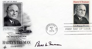 Bess Truman autograph