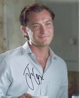 Jude Law autograph