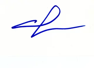 George Lucas autograph