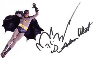 Adam West autograph