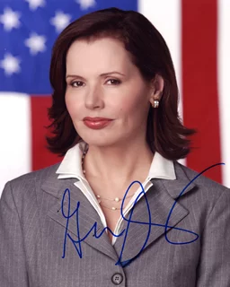 Geena Davis autograph