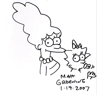 Matt Groening autograph