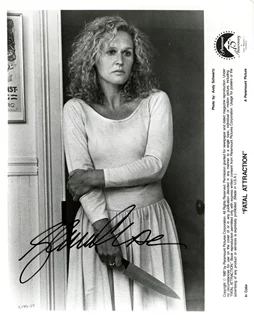 Glenn Close autograph