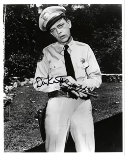 Don Knotts autograph