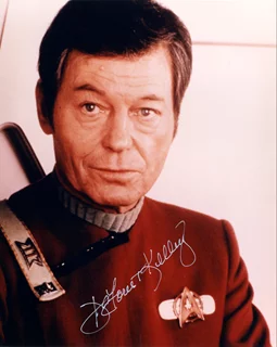 Deforest Kelley autograph