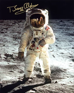 Buzz Aldrin autograph