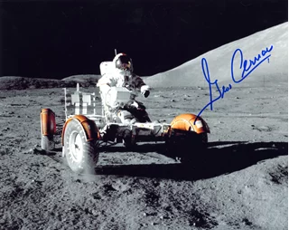 Gene Cernan autograph