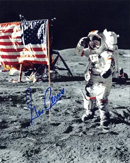 Gene Cernan autograph
