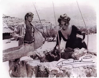Claudia Cardinale autograph