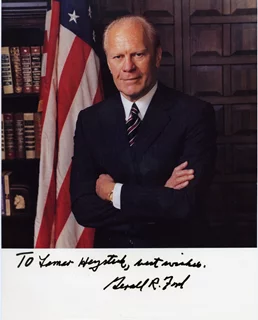 Gerald Ford autograph