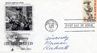 Norman Rockwell autograph