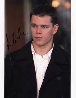Matt Damon autograph