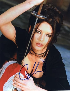Catherine Zeta Jones autograph