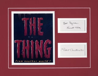 The Thing autograph