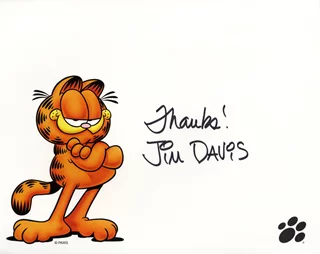 Jim Davis autograph