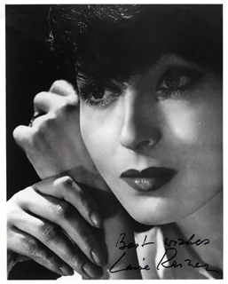 Luise Rainer autograph