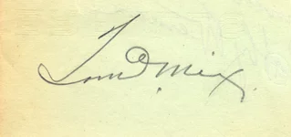 Tom Mix autograph