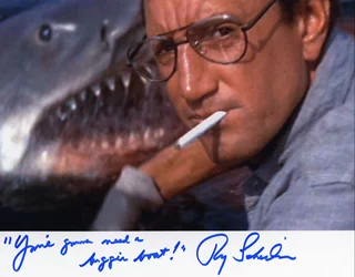 Roy Scheider autograph