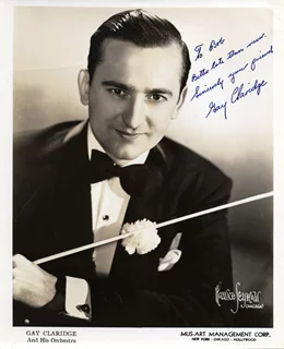 Gay Claridge autograph