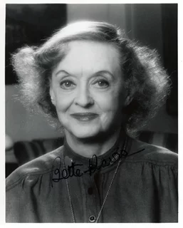 Bette Davis autograph