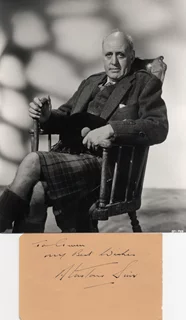 Alastair Sim autograph