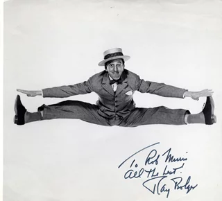 Ray Bolger autograph