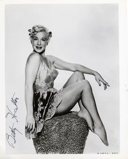 Betty Hutton autograph