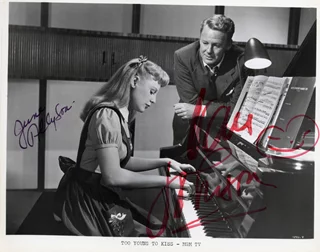 Too Young To Kiss autograph