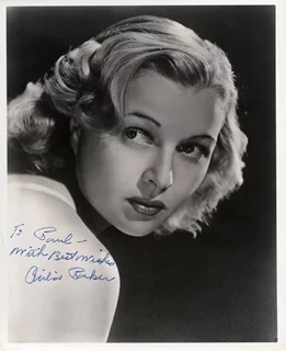 Celia Parker autograph