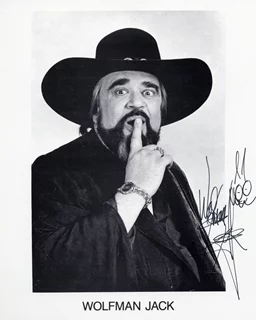 Wolfman Jack autograph
