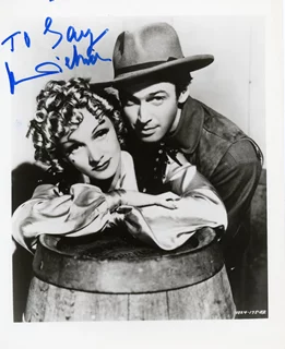 Marlene Dietrich autograph